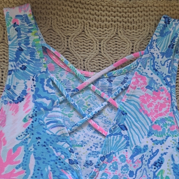 Lilly Pulitzer Kristen Tank Top in 'Sink or Swim' - Size XS - Picture 5 of 9